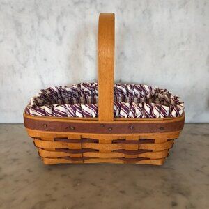LONGABERGER 1997 Purple Sweetheart Basket Combo